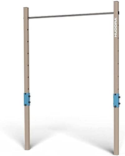 vario turnreck von hudora, 7-fach höhenverstellbar, für kinder und jugendliche, edelstahl, bis 120kg