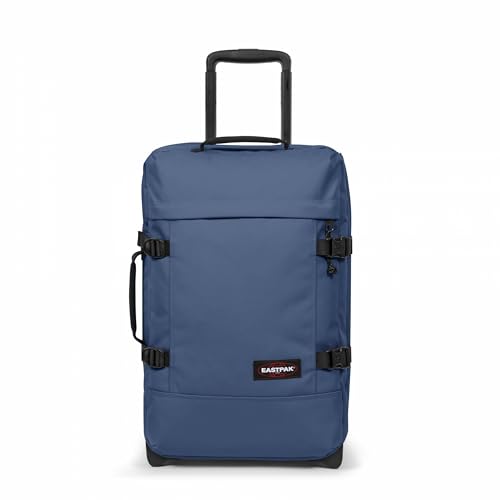 koffer 42 l eastpak tranverz s powder pilot blau mit rollen teleskopgriff 32,5 x 51 x 21 cm