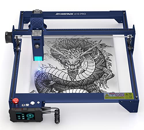 Produktbild: atomstack a10 pro 50w laser gravurmaschine für holz, acryl, metall, 410 x 400 mm
