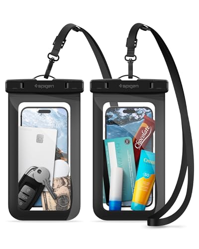 spigen aqua shield wasserdichte handyhülle schwarz für iphone galaxy xiaomi google - 2 Stück