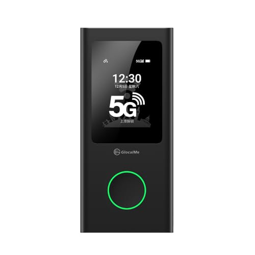 glocalme numen air 5g mobile wifi router, 5g lte, dual band, 5400 mah, 16 geräte