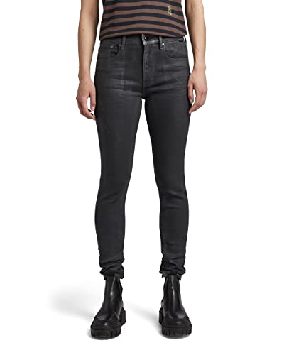 g-star 3301 skinny jeans damen grau magma cobler 26w 30l