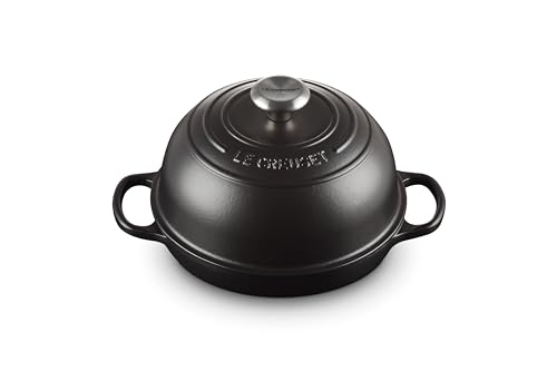 le creuset gusseisen bräter schwarz matt 21301240000430