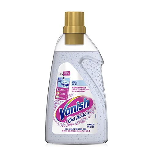 Vanish Oxi Action Gel für weiße Wäsche, 1,5 l  fleckenentferner ohne chlor