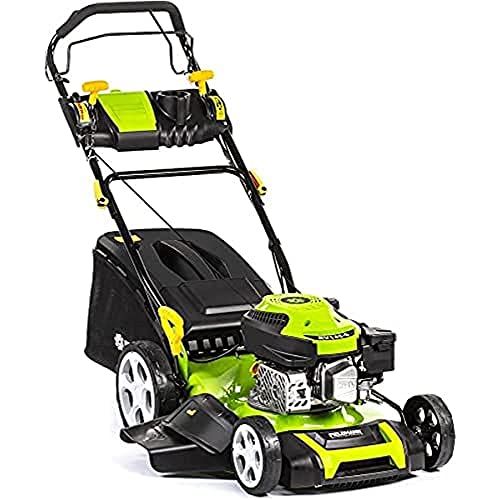 fieldmann rasenmäher benzin selbstfahrend 46 cm schnittbreite 2500 w