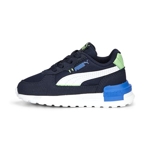 puma baby sneaker graviton ac inf unisex navy white-summer green 20 eu