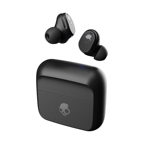 Skullcandy Mod Kabelloser In-Ear Kopfhörer, 34 Std. Akkulaufzeit, Schwarz