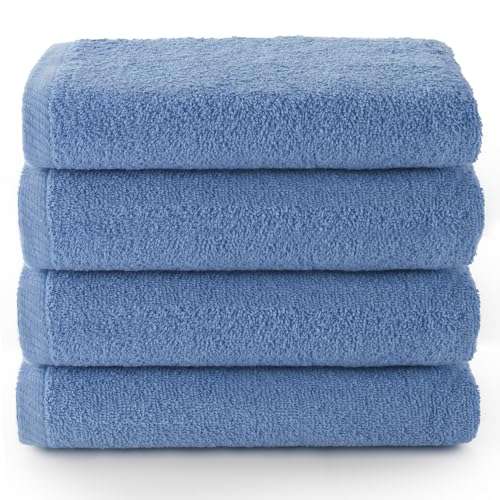 badetücher 30x50 cm, top towel, 100 % baumwolle, lavendel, 4 gesichts- oder bidethandtücher