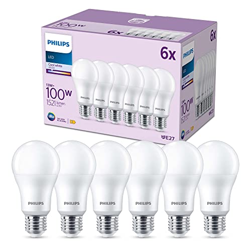 philips led lampe e27 100w matt neutralweiß nicht dimmbar 6er pack