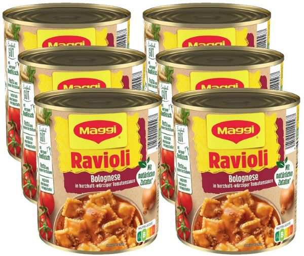 Produktbild: maggi ravioli bolognese 6er pack 800g ab 14,44 (statt 18)