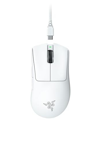 Entdecke die Razer DeathAdder V3 Pro: ultraleicht (64g), mit focus Pro 30K Sensor, präzisen Gen-3 Switches und HyperSpeed Wireless. Perfekt für Esports!