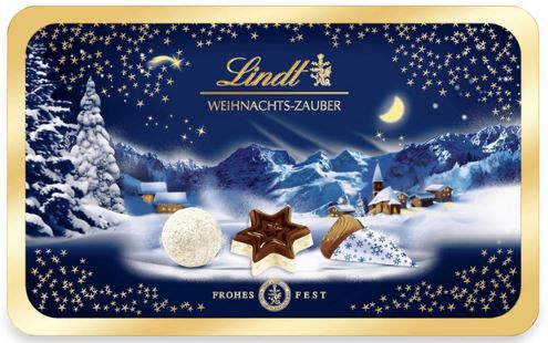 Lindt Weihnachts-Pralins 200g in Dose für 9,79 (statt 18)