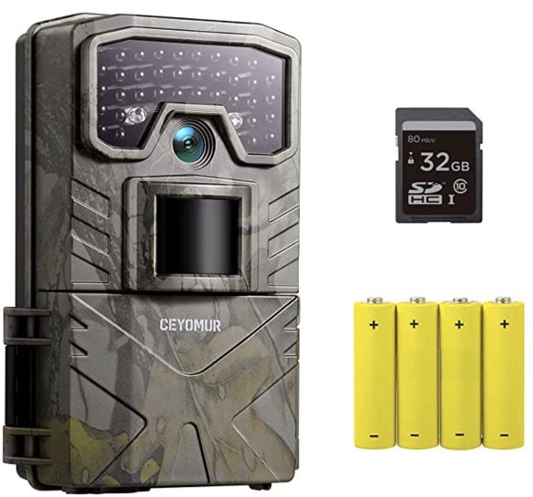 ceyomour wildkamera 1080p mit 36 ir-leds für 25,99 euro statt 40 euro