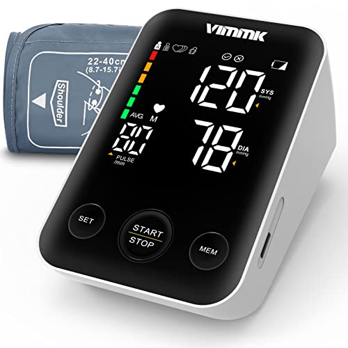 Produktbild: blutdruckmessgerät vimmk digital oberarm mit arrhythmie-erkennung und pulsmessung