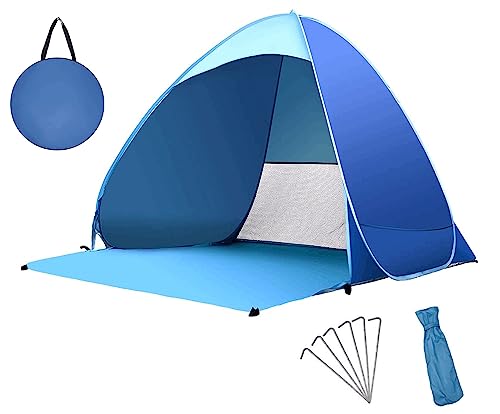 Teenza Strandzelt, automatisches wasserdichtes Pop-Up-Zelt für Outdoor, Camping, Picknick