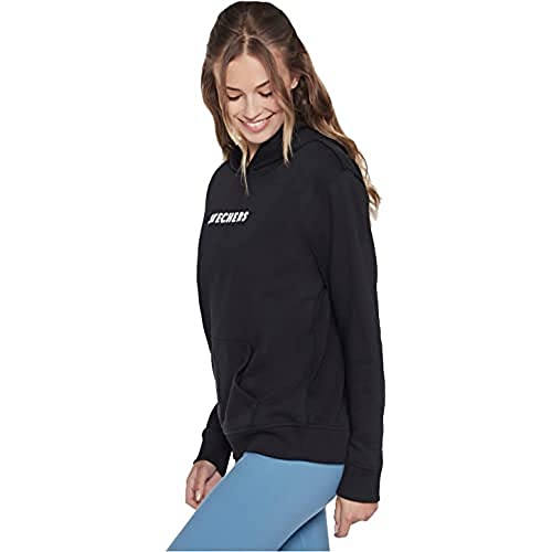 skechers pullover sweater für frauen schwarz x-groß
