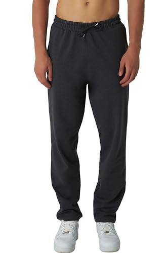 ross camp jogginghose herren lang, baumwolle, sporthose, jogger, anthrazit, s