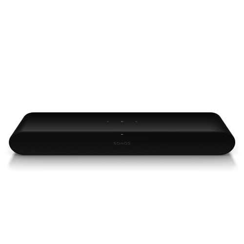 sonos ray soundbar schwarz  kompakte all-in-one-soundbar für filme und musikstreaming