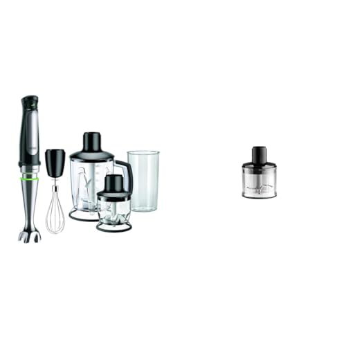 braun stabmixer multiquick 7 mq 7045x 1000 w schwarz mit zerkleinerer aufsatz 500 ml