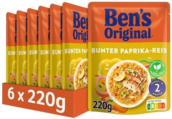 bens original express reis bunter paprika 6er pack 220g ab 7 statt 14