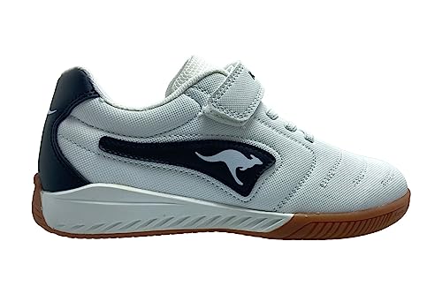 Kangaroos K5-Drib EV Sneaker Weiß Schnürung + Klett Größen 25-36