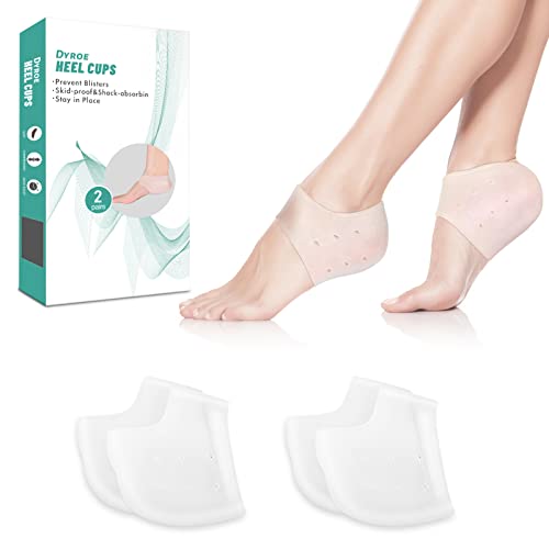 Produktbild: dyroe heel pads gel kissen für schmerzen an der ferse, plantarfasziitis, 2 paare