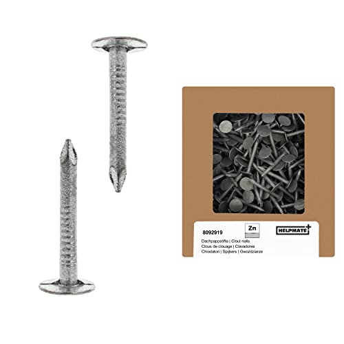 Dachpappnägel 2,0x20 mm mechanisch verzinkt, 400g, HELPMATE, Typ B, DIN 1160 B