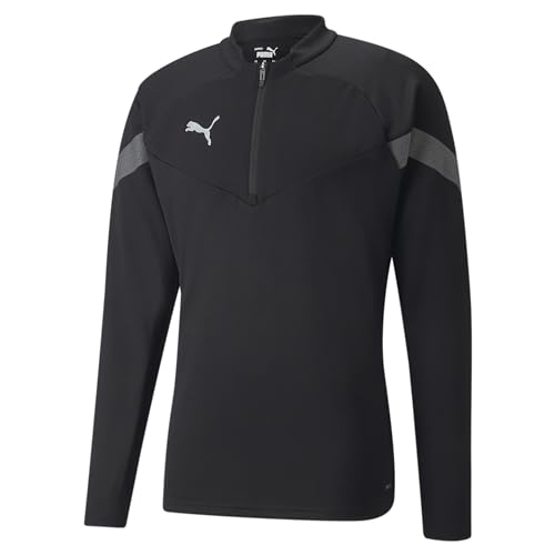 puma fußballshirt herren teamfinal schwarz grau silber