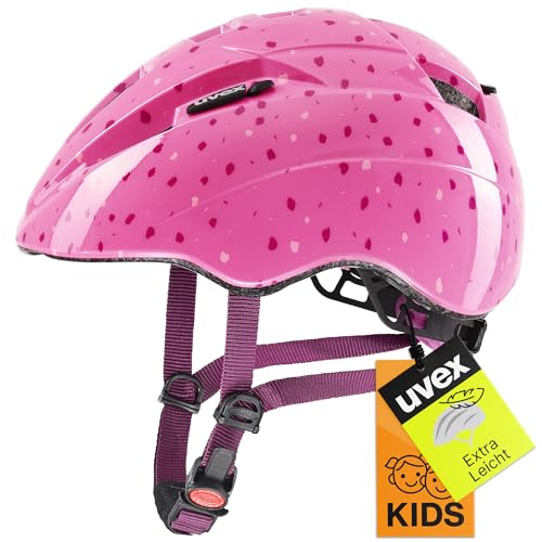 uvex Kid 2 Fahrradhelm Kinder pink Confetti 46-52 cm individuelle Anpassung waschbar