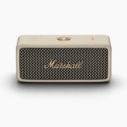 marshall emberton II bluetooth lautsprecher tragbar cream 30 std spieldauer
