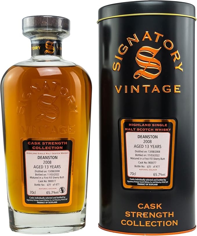 Deanston 13 Jahre Cask Strength 2008 65,7% Vol. 0,7l Single Malt Scotch Whisky