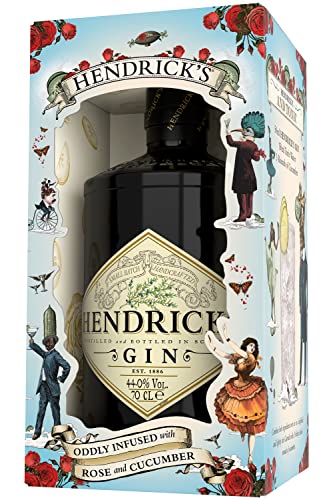 Produktbild: hendrick's gin geschenk-set mit cocktail-rezepten, 70cl, tremendous tipples