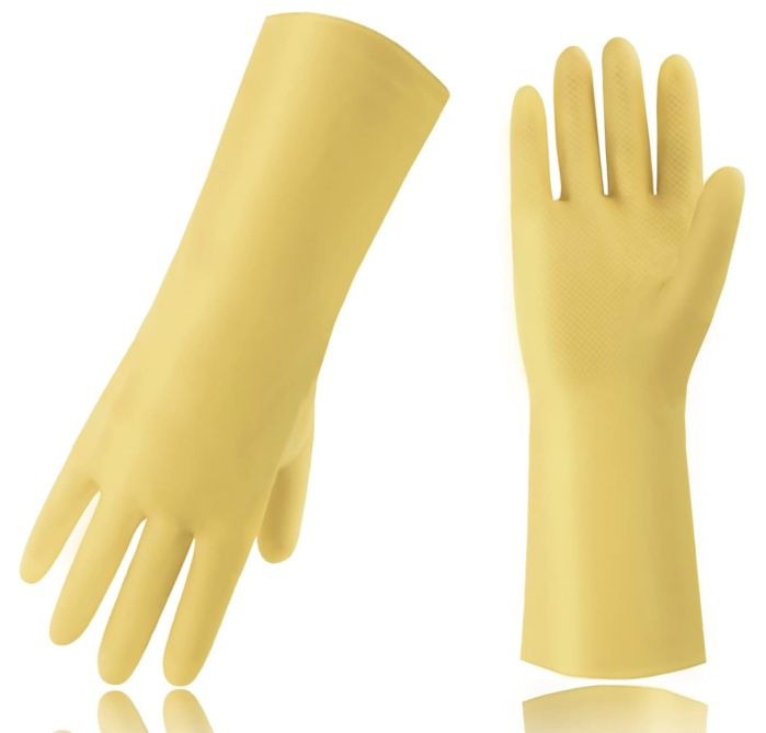 gummischutzhandschuhe groß von ANDANDA, 3,49 Euro statt 7 Euro