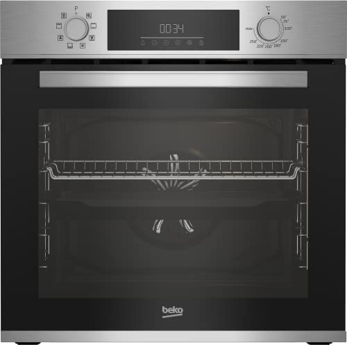 beko einbau-backofen bbsM12340X schwarz edelstahl mit sensortasten