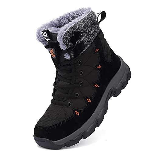 unitysow warme gefütterte damen und herren winterschuhe schneestiefel wasserdicht gr. 37-46