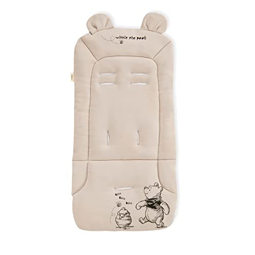 Produktbild: hauck disney sitzauflage buggy kinderwagen fahrradanhänger atmungsaktive baumwolle beige