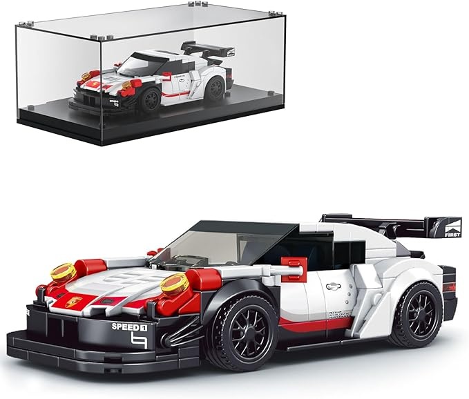 Mould King Rennwagen Bausteine 911 RSR Speed Champion Sportwagen