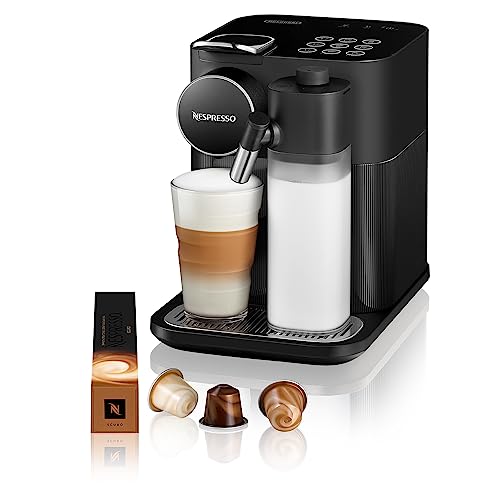 nespresso delonghi gran lattissima en640.b kaffeemaschine, 19 bar, schwarz