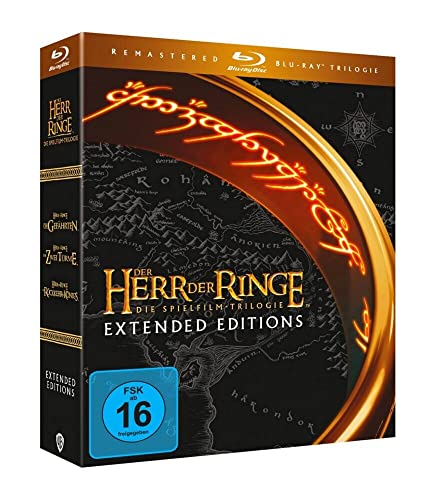 der herr der ringe trilogie extended editions 6x blu-ray