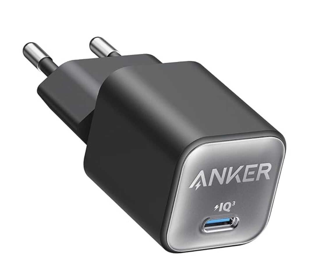 Produktbild: Anker USB C Ladegerät 30W, GaN 511 Nano 3, PIQ 3.0 PPS Schnellladung
