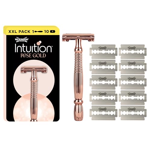 Produktbild: wilkinson sword intuition damenrasierer rosgold mit 10 klingen und 1 griff
