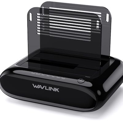 WAVLINK externe festplatten-dockingstation 2 schächte 14,99 statt 30