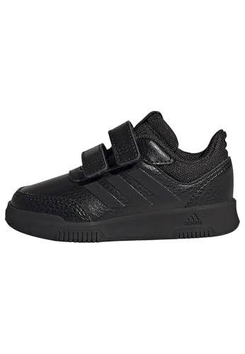 adidas kinder laufschuhe tensaur hook and loop schwarz/grau, 23 eu