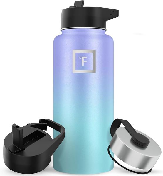 Edelstahl Trinkflasche 650/950/1200/1800 ml, Isoliert, Auslaufsicher, BPA-frei