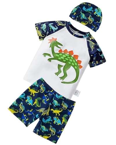 todremou uv badeanzug set kinder jungen, schwimmshirt, badehose, uv-schutz upf 50+