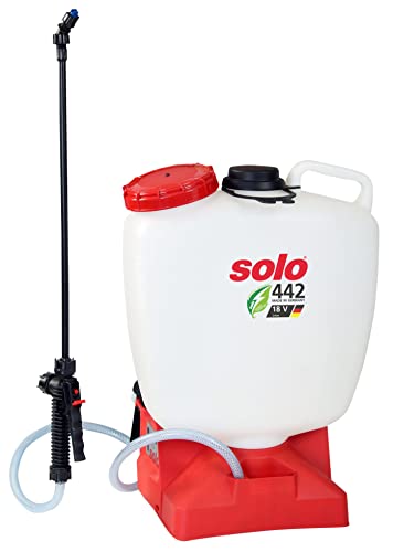 solo 442 akku rückenspritze, batterie sprühgerät made in germany, weiß