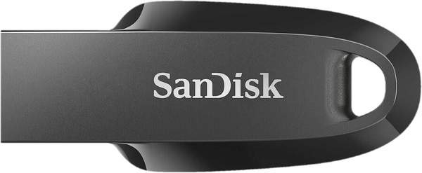 sandisk ultra curve 128 gb flash-laufwerk bis 100 mb/s schwarz, rescuepro deluxe