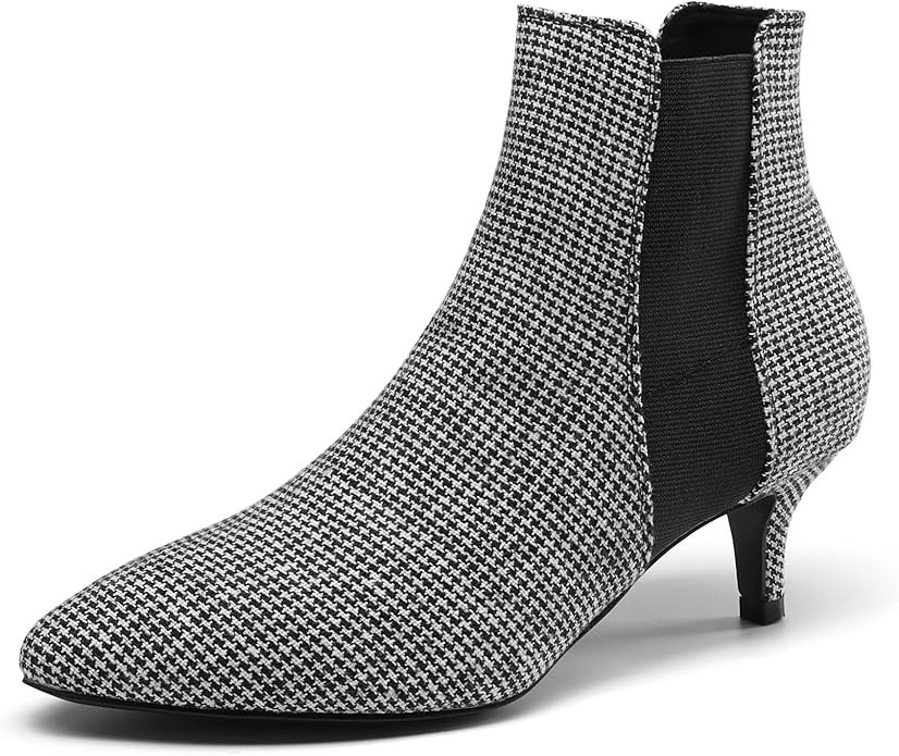 Produktbild: DREAM PAIRS Damen Stiefel Stiletto Spitze Schwarz