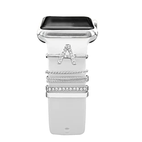 myapulua charms metall ring schleifen für apple watch silikon band zubehör