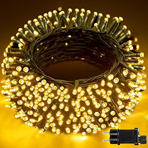 Produktbild: 24m led lichterkette außen 480 leds weihnachtsbeleuchtung mit timer ip44 st-2220
